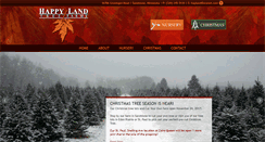 Desktop Screenshot of happylandtreefarms.com